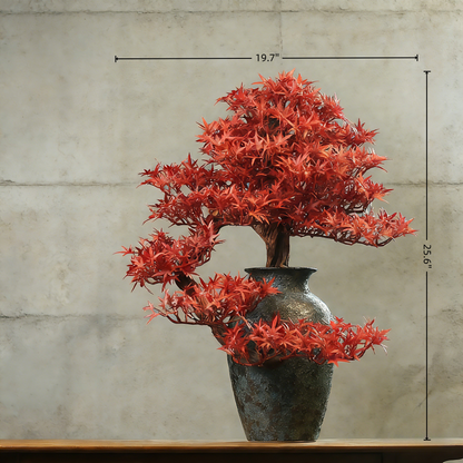 Handmade Bonsai Tree Art With Natural Wood And Ceramic Vase, Centerpieces Decoration For Home, Table, Office. Indoor Plant Gift