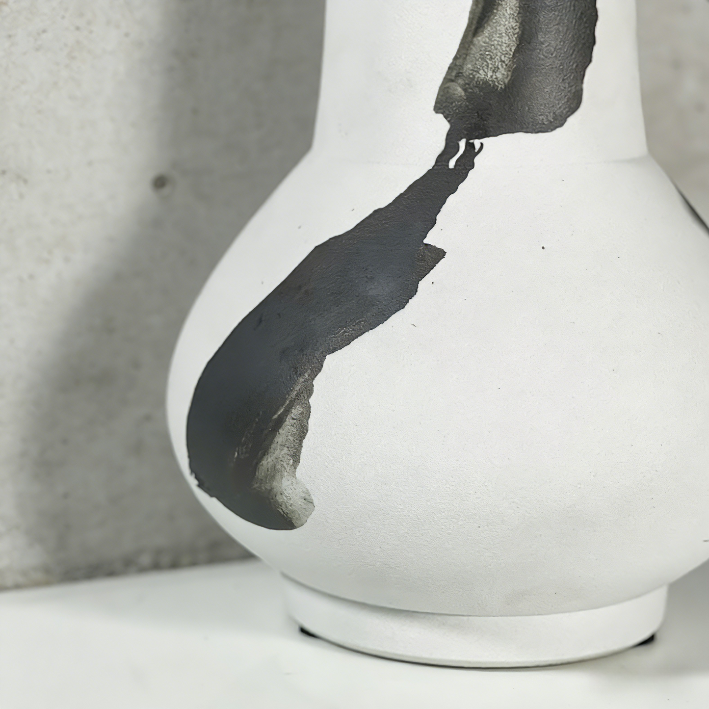 Unique Handmade Artificial Floral Art With Natural Wood Branch Arrangement In Ceramic Vase. Indoor Plant Gift For Home & Office